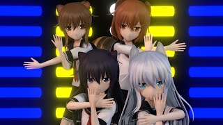 【MMD艦これ】 暁響雷電 「メカクシコード / Mekakushi Code」 4k