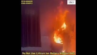Without BMS Battery | Smart Battery Management | Raza Solar Solutions | 0306-0380912 | 0316-6268229