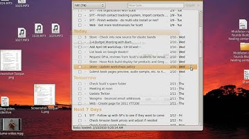 Demoing Tasque and Remember the Milk