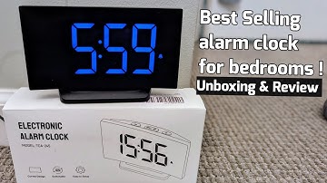 GOLOZA Digital Alarm Clock for Bedrooms #unboxing #review ( Honest Review )