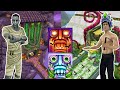 Bruce Lee VS Barry Bones Mummy Blooming Sands And Spooky Summit Temple Run 2