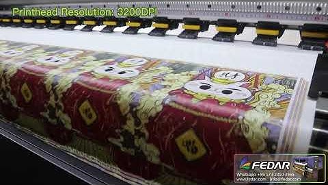 Fedar FD61915E 15 heads sublimation printer