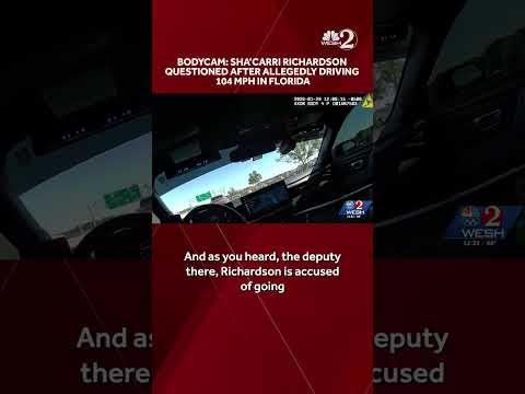 Olympic track star Sha'Carri Richardson arrested