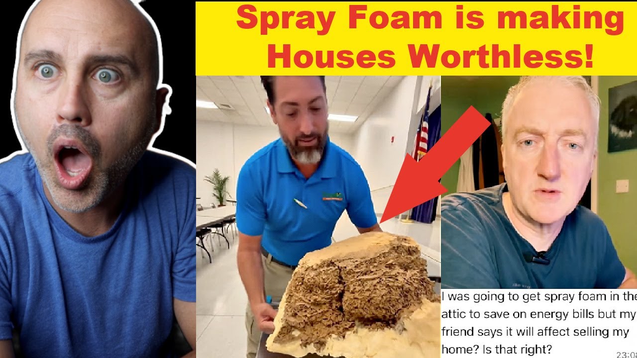 Homes are becoming Worthless from Spray Foam! (Nasty Spray Foam Fails)
