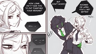 Office AU😳Harlequin x MC!?😏🔥The Freak Circus Comic Dub