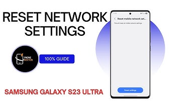 How To Reset Network Settings On Samsung Galaxy S23 Ultra – Step by Step Guide!