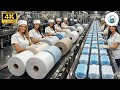 Inside a $100M Medical Factory: Mass Production of Surgical Masks (Full Process)