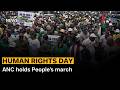 ANC Leads People's March on Human Rights Day β