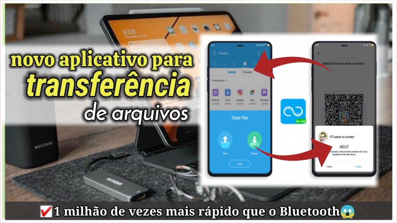 Como transferir arquivo de um celular para outro, muito mais rápido ...
