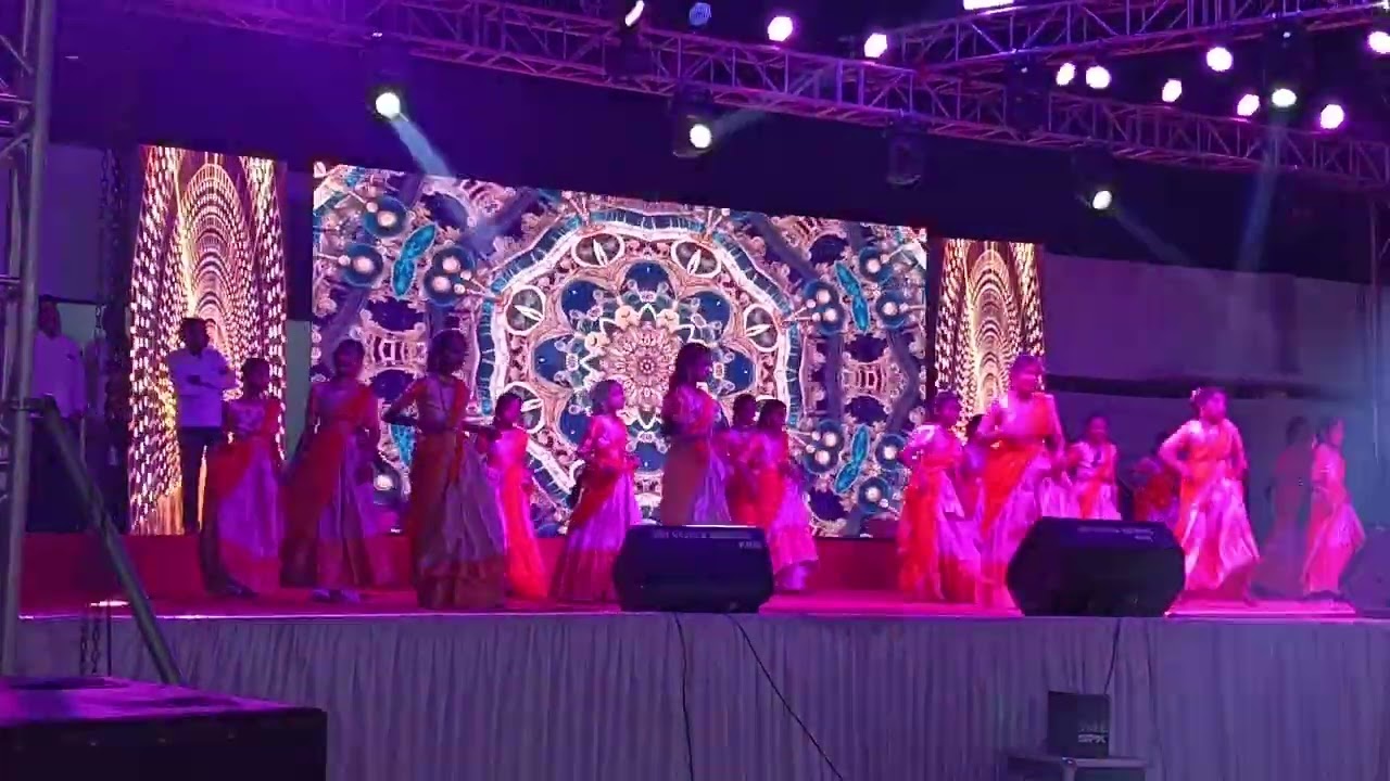 My school annual day celebration at night my performance #perugala peddi reddy #trending withfather💕