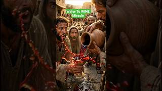 🍷 Everyone Laughed... Then Water Became Wine #jesus #miracle #shorts #viral #christian #christ