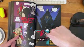 Mike Mignola's drawing style: Simple lines, deep shadows.