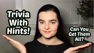 ASMR 100 General Knowledge Trivia Questions With Hints!