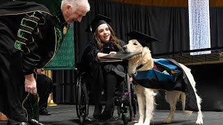 Service Dog Gets Master's Degree Alongside Owner