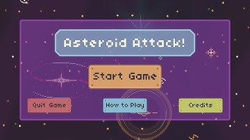 Asteroid Attack Gameplay Demo DATT2300
