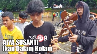 tehyan ondel-ondel ngamen di jembatan bkt malakasari lagu aiya susanti