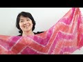 Tie-dye / Como fazer um tie-dye num lenço de seda