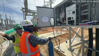 SF6 Gas Filling for CB, 115kV Substation, Guam Ukudu