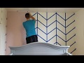 DIY Pink Accent Wall for Girl Nursery Timelapse