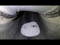 Gopro inside a car tire with balance beads