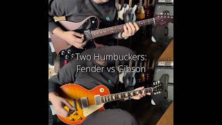 Two Humbuckers: Fender Tele Deluxe vs Gibson Les Paul