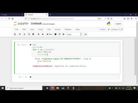 M1106  -  Analysis IV - Chapter 1 -  Python Implementation of Newton's method for computing sqrt(2)