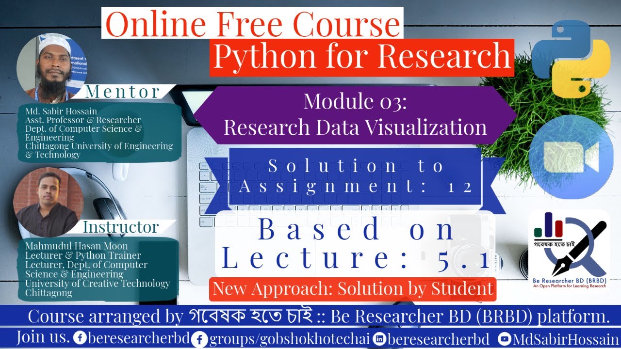 Solution to Assignment 12 by Live Class Student । Data Visualization ...