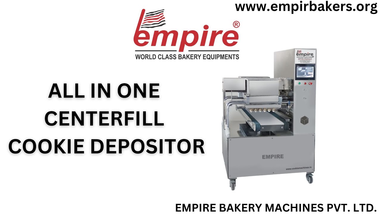 ALL IN ONE CENTER FILL COOKIES DEPOSITOR MACHINE | CENTER FILLED BISCUIT |