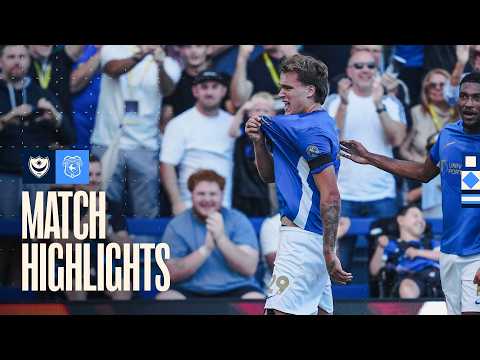 Highlights 🔵 | Pompey v Cardiff