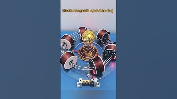 Electromagnetic cyclotron Ring🧲🧲🪐 #physics #science #shorts #accelerators #ytshorts