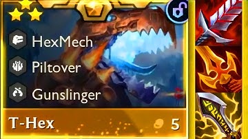 INFINITE GOLD HACK! 3 STAR T-HEX 1V9 ⭐⭐⭐ TFT SET 16