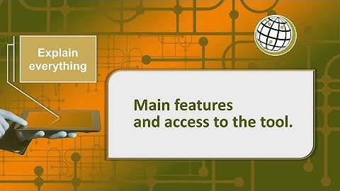 Explain Everything - Main features and access to the tool.