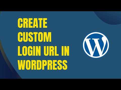 How to create a custom login URL in WordPress?