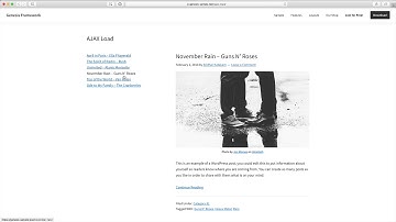 Loading posts without page reloads using AJAX in WordPress