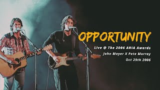 원곡가수 배려해주는 존 메이어의 무대매너 Opportunity _  John Mayer, Pete Murray Live [ 초월번역 / 자막 / 가사 / 해석 ]