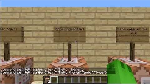 Command Block Tutorial #1 | Tellraw
