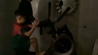 Me And My Cousins Working At A Oil Shop