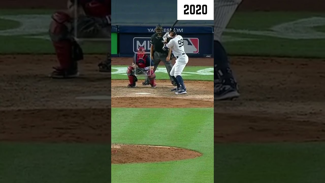 Look At How Aaron Judge Has Evolved Through The Years Shorts Mlb