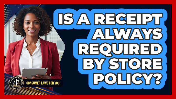 Is A Receipt Always Required By Store Policy?