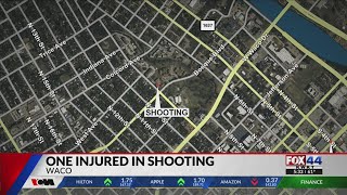 One injured in Waco shooting