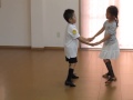 ジルバの練習 （徳島市子供社交ダンス）