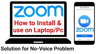 How to Install & Use  Zoom Cloud Meeting App on PC || Laptop screenshot 2