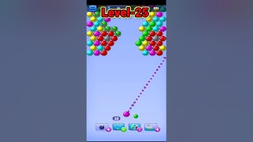 Bubble shooter game/ level -25#gaming #shortfeed #youtubeshorts #shortsvideo #gameplay .