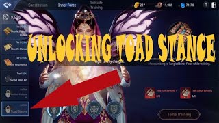 How To Unlock Toad Stance Inner Force? Complete Guide.