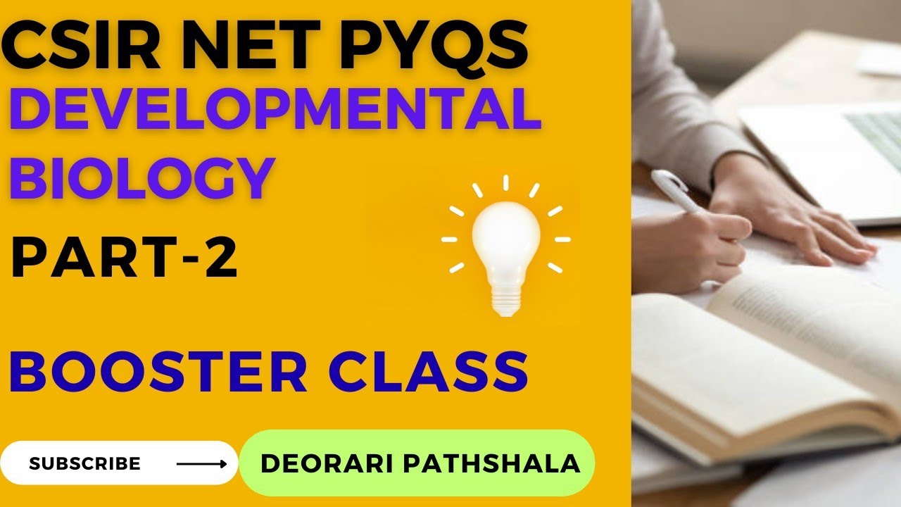 CSIR NET previous year questions of Developmental Biology | Part-2 ...
