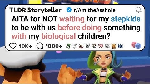 AITA for not waiting for my stepkids to be with us before doing something with biological children?