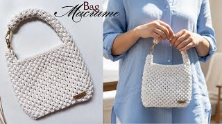Macrame Bag Tutorial - Tote Bag