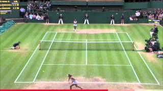 2012 Wimbledon Final: [6] Serena Williams d. [3] Agnieszka Radwanska 6-1, 5-7, 6-2