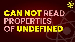 Can Not Read Properties of Undefined Reading Map in React JS | Easy Solution - YouTube Can Not Read Properties Of Undefined Reading Map In React Js | Easy Solution - Youtube