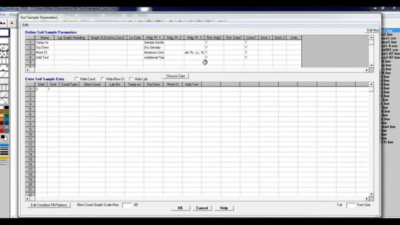Borehole Logging Software - QuickLog Video 2 - Creating a Custom Format ...